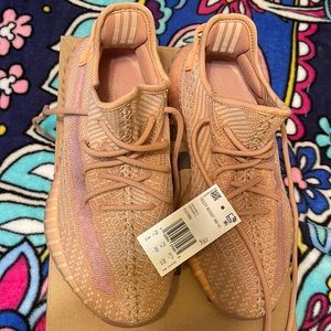 Yeezy boost 350 clay color. Only worn once. They are just not my style